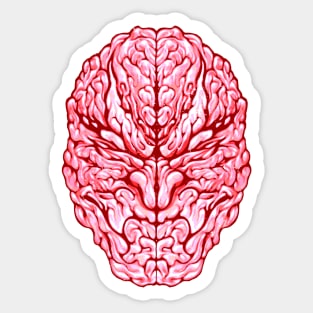 Natural Fighter's Brain Sticker